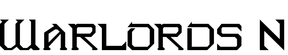 Warlords Normal Font Download Free